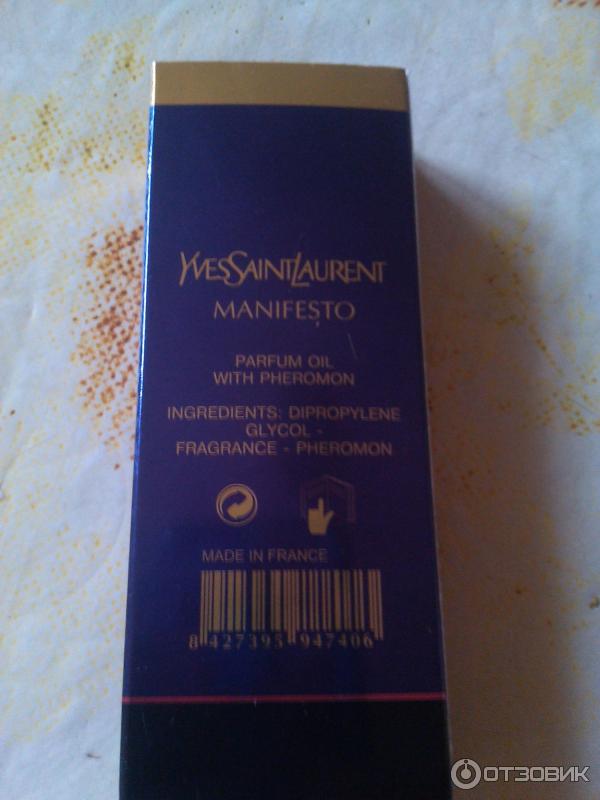 Парфюмерная вода Yves Saint Laurent Manifesto фото