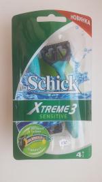 Одноразовые бритвенные станки Schick Xtreme 3 Sensitive фото