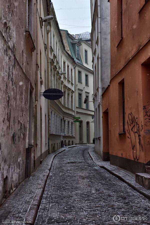 Старая часть города Рига (Латвия) фото