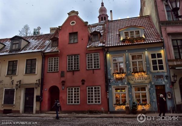 Старая часть города Рига (Латвия) фото