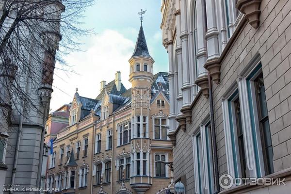 Старая часть города Рига (Латвия) фото
