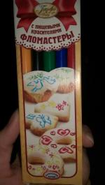 Фломастеры с пищевыми красителями Топ-продукт ПАРФЭ фото