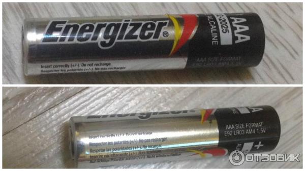 Батарейки Energizer AAA фото