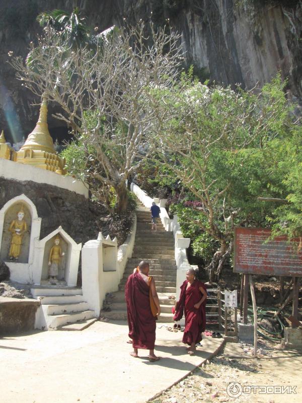 Экскурсия в пещеру лежащего Будды (Мьянма, Карен) фото