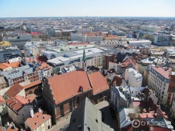 Старая часть города Рига (Латвия) фото