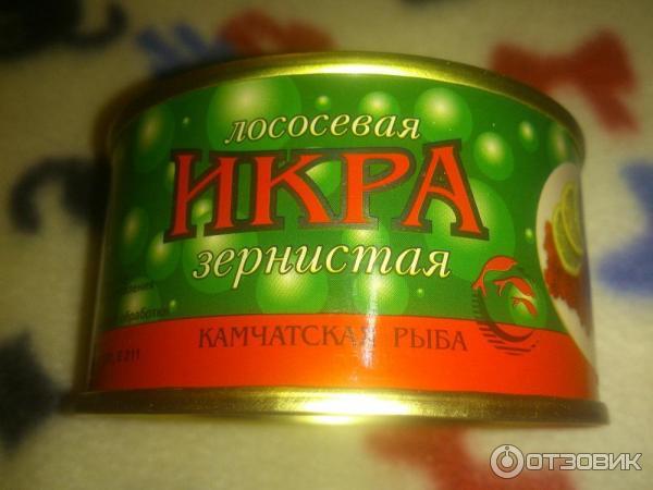 Икра лососевая зернистая Камчатская рыба фото