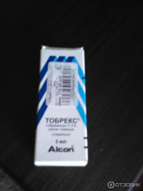 Глазные капли Alcon Тобрекс фото