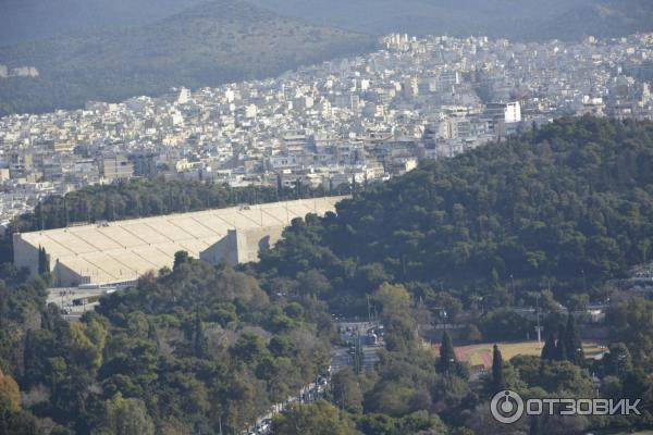 Панафинейский стадион (вид из Акрополя)