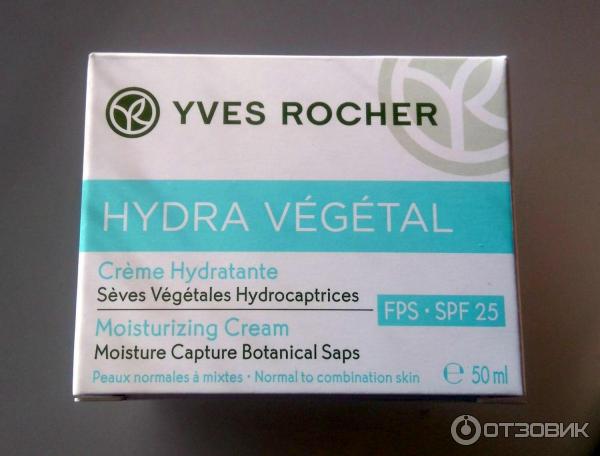 Увлажняющий крем для лица Yves Rocher SPF 25 Hydra Vegetal фото