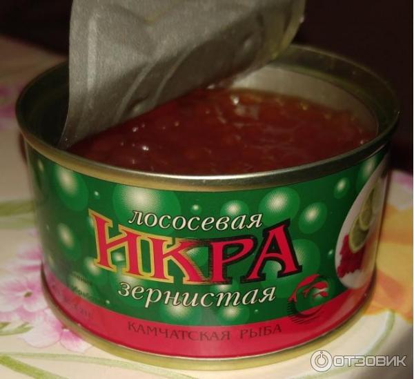 Икра лососевая зернистая Камчатская рыба фото