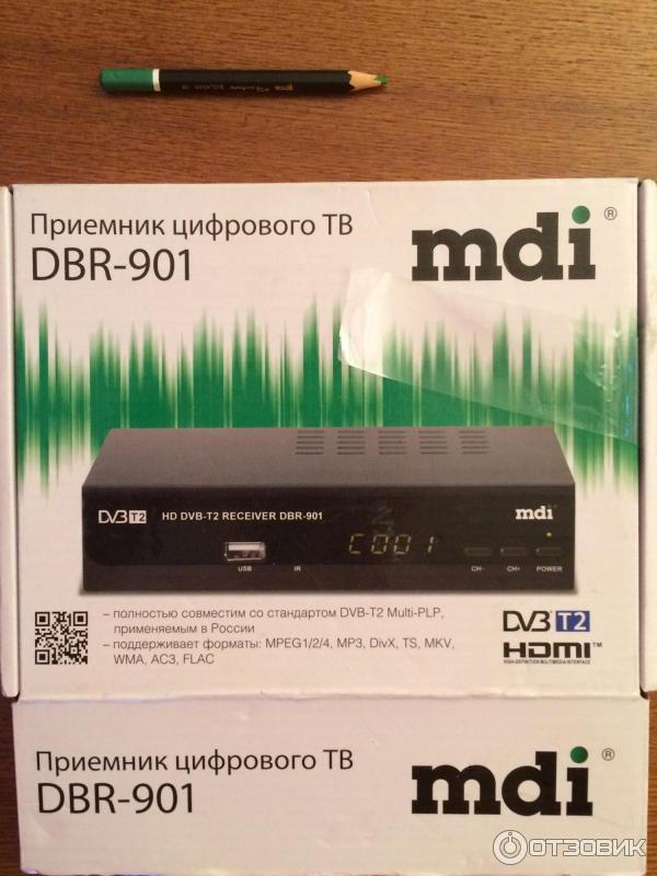 Цифровой эфирный ресивер MDI DBR-901 DVB-T2 фото