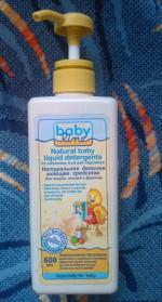 Натуральное моющее детское средство для посуды Baby line фото