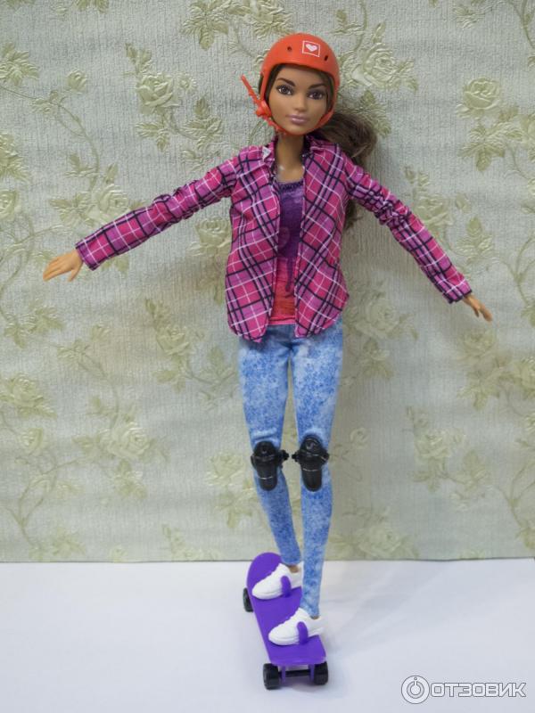 Кукла Barbie Mattel Безграничное движение Скейтерша фото