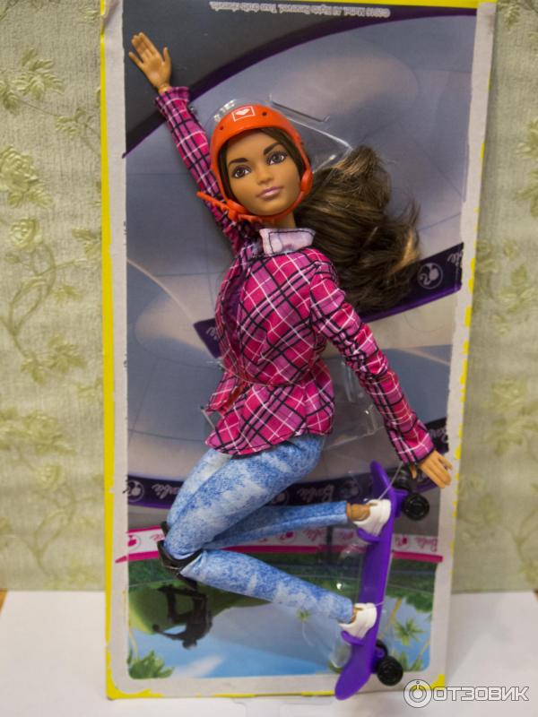 Кукла Barbie Mattel Безграничное движение Скейтерша фото