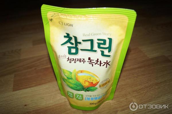 Средство для мытья посуды CJ Lion Chamgreen - Зеленый чай фото
