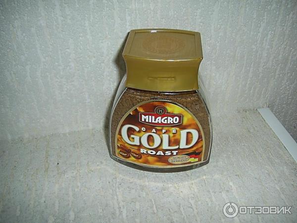 Растворимый кофе Milagro Gold roast фото