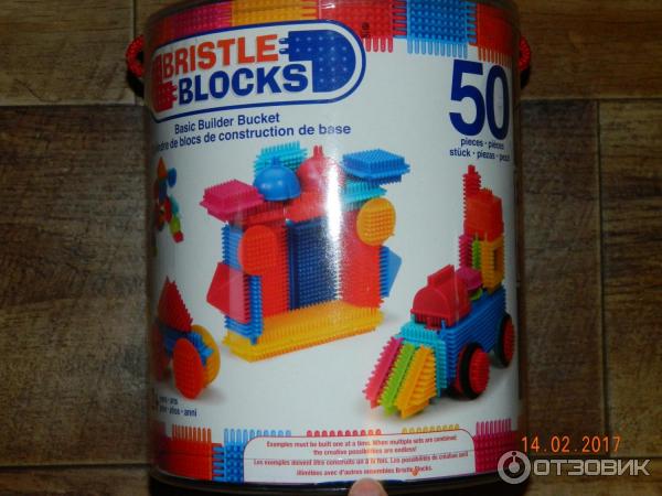 Конструктор игольчатый Battat Bristle Blocks фото