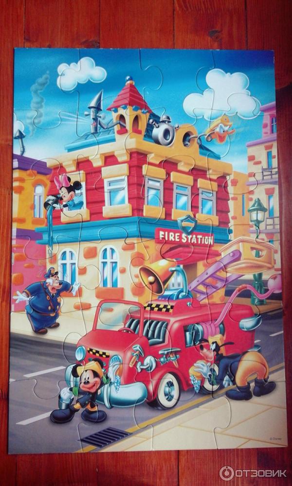 Пазлы Trefl puzzle Mickey's Toontown фото