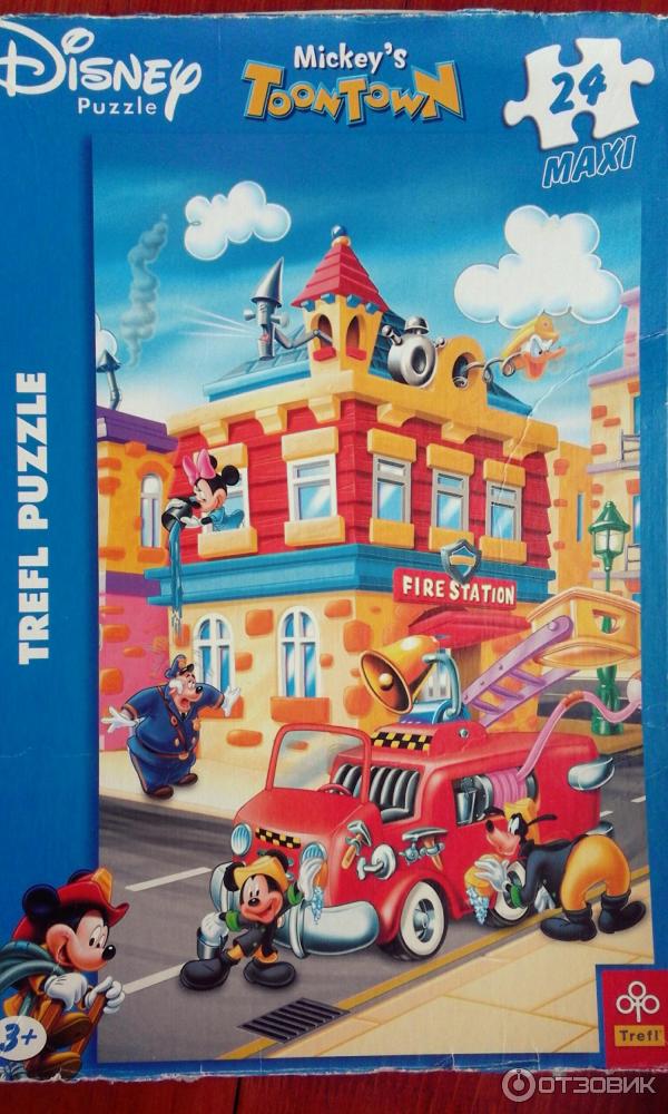 Пазлы Trefl puzzle Mickey's Toontown фото