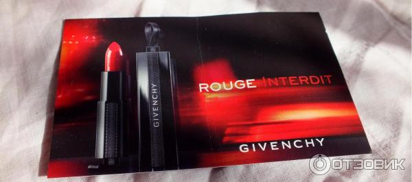 Губная помада Givenchy Rouge Interdit фото