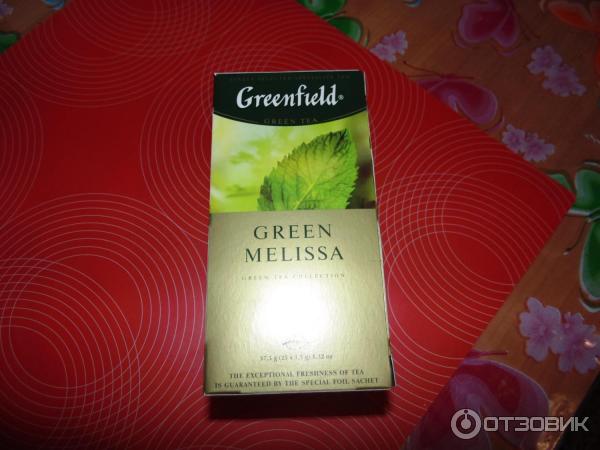 Чай зеленый с мелиссой Greenfield Green Melissa фото