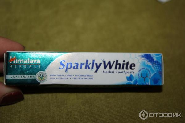 Зубная паста Himalaya Herbals Sparkly White фото