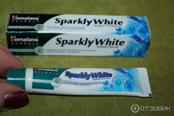 Зубная паста Himalaya Herbals Sparkly White фото