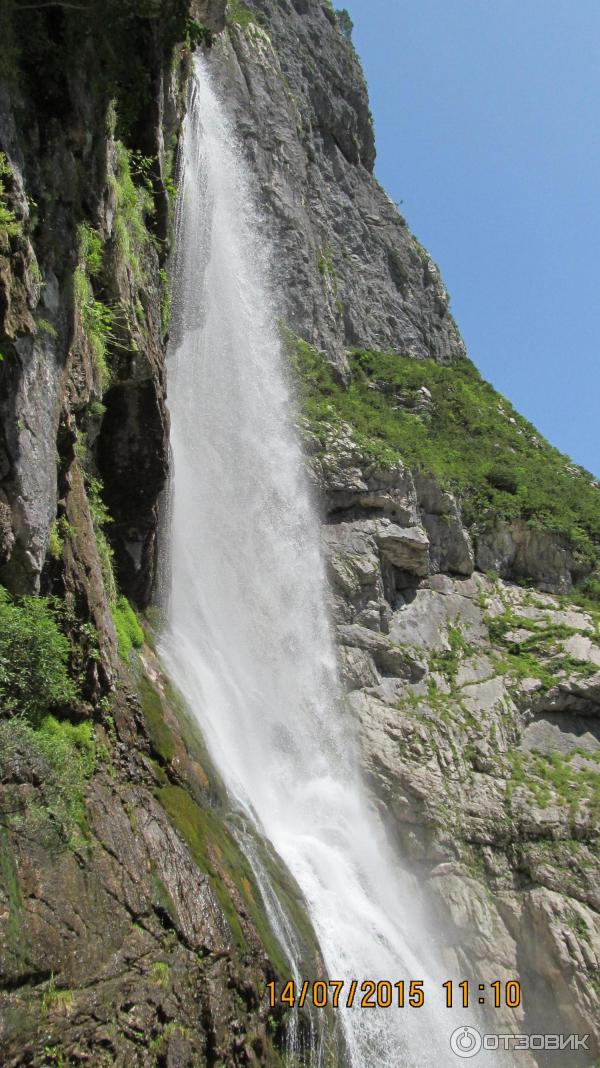 Гегский водопад (Абхазия, Гудаутский район) фото