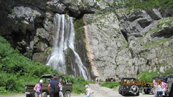 Гегский водопад (Абхазия, Гудаутский район) фото