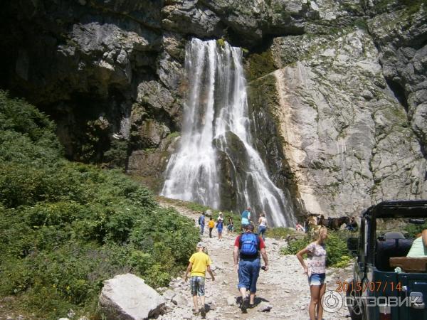 Гегский водопад (Абхазия, Гудаутский район) фото