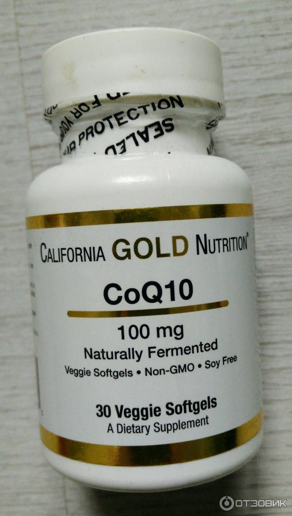 Витамины California Gold Nutrition Коэнзим Q10 фото