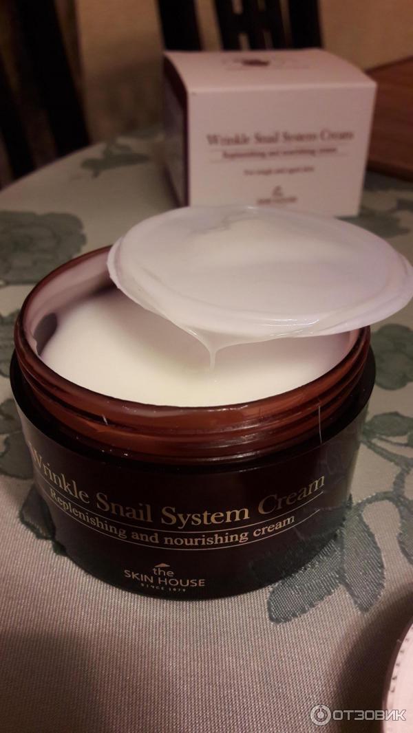 Улиточный крем для лица The Skin House Wrinkle Snail System Cream фото