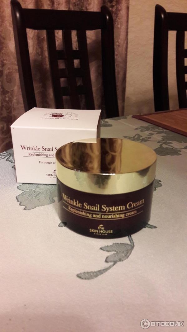Улиточный крем для лица The Skin House Wrinkle Snail System Cream фото