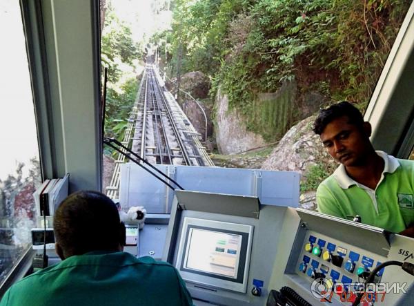 Самый старый фуникулер Азии на Penang Hill.