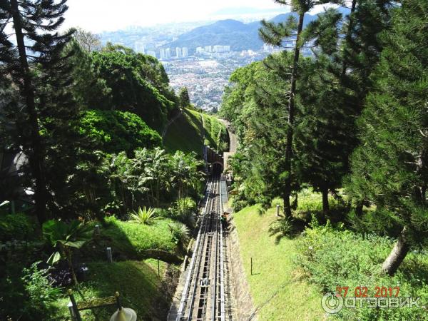 Самый старый фуникулер Азии на Penang Hill