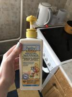 Натуральное моющее детское средство для посуды Baby line фото