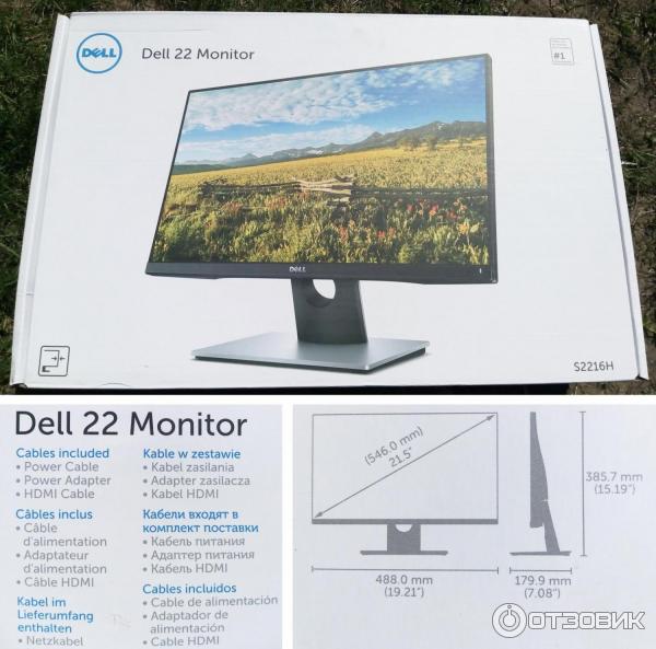 Монитор Dell S2216H фото