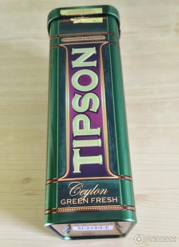 Чай зеленый листовой Tipson Ceylon Green Fresh фото