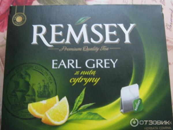 Черный чай Remsey Earl Grey Strong фото