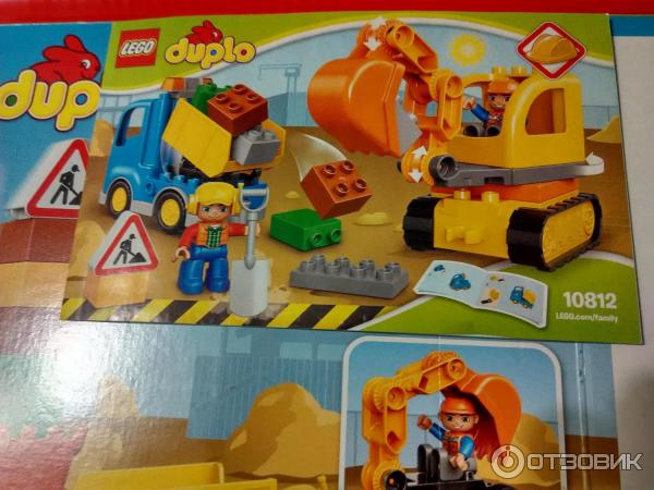 Конструктор Lego Duplo Грузовик и гусеничный экскаватор 10812 фото