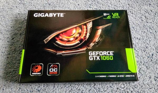 Видеокарта Gigabyte GeForce GTX 1060 WINDFORCE OC фото