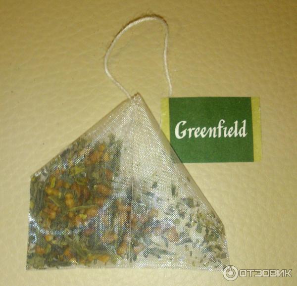 Чай в пирамидках Гринфилд (Greenfield) Classic Genmaicha зелёный