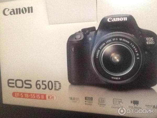 Цифровой зеркальный фотоаппарат Canon EOS 650D Kit 18-55 mm