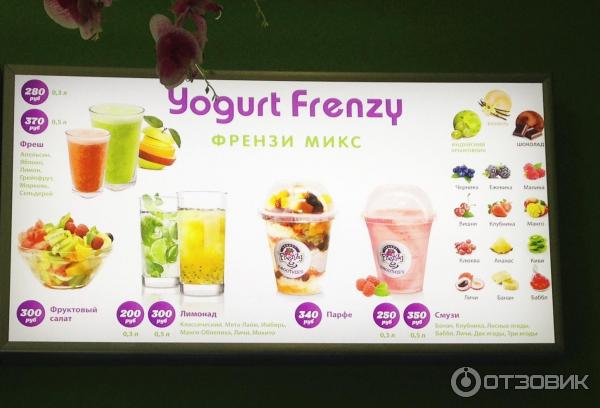 Кафе Yogurt frenzy (Россия, Москва) фото