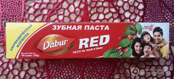 Аюрведическая зубная паста Dabur Red фото