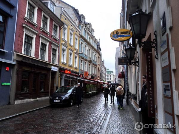 Старая часть города Рига (Латвия) фото