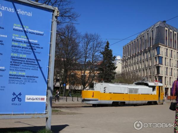 Общественный транспорт в Риге (Латвия) фото