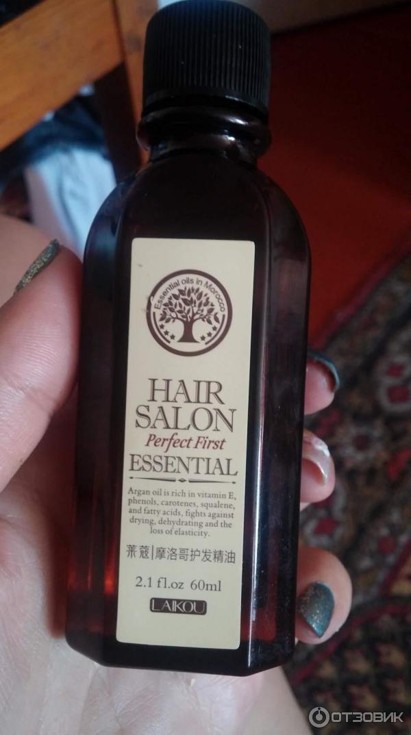 Масло для волос Laikou Hair Salon Essential Argan oil фото