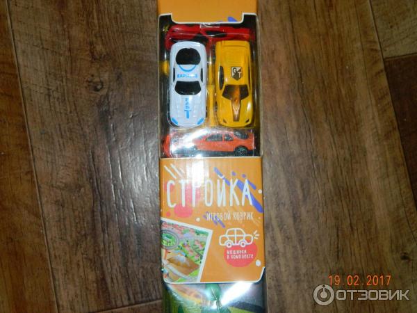 Детский игровой коврик в наборе Стройка Mobicaro фото