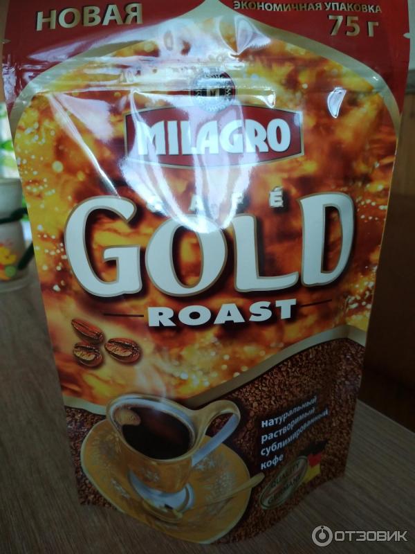 Растворимый кофе Milagro Gold roast фото